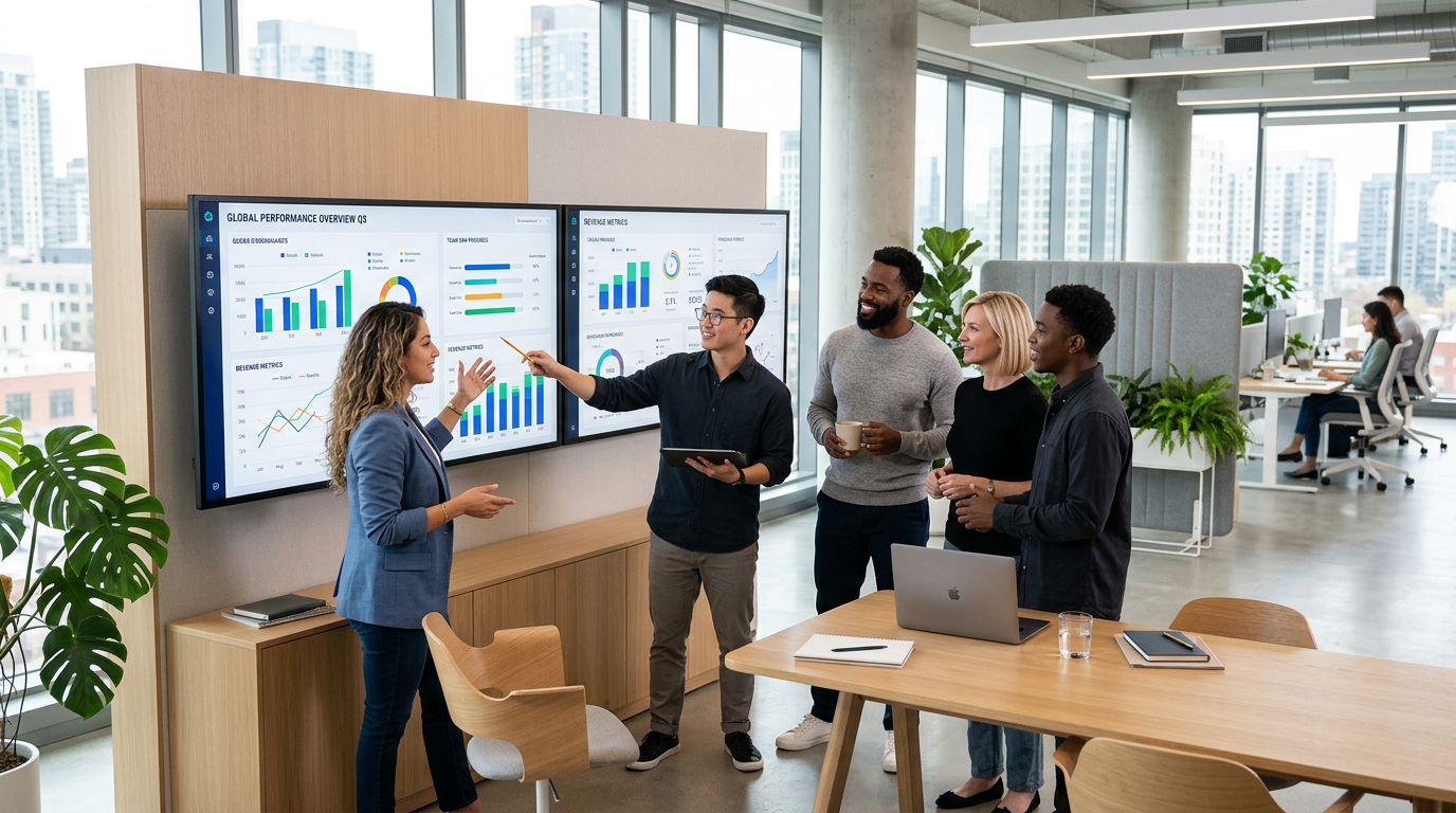 Corporate office discussions